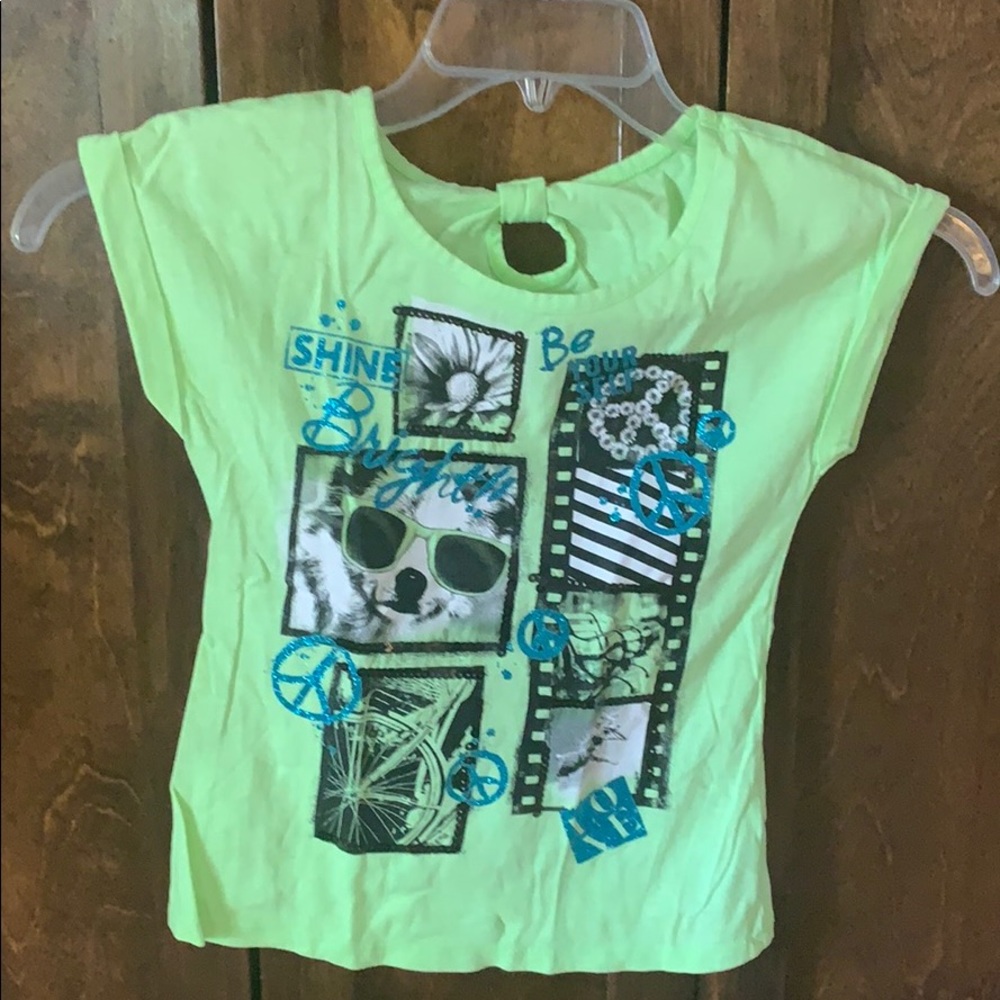 Girls Justice sparkly tee